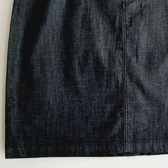 SANTANA JEANS / Blue Jean Short Mini Skirt Classic 5-Pocket Style Sz 16 - Picture 4 of 8